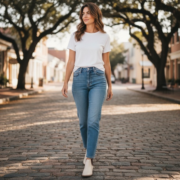 $368 Frye Carson Chelsea Ivory White Real Leather Low Heel Pull On Ankle Boot - Picture 4 of 13